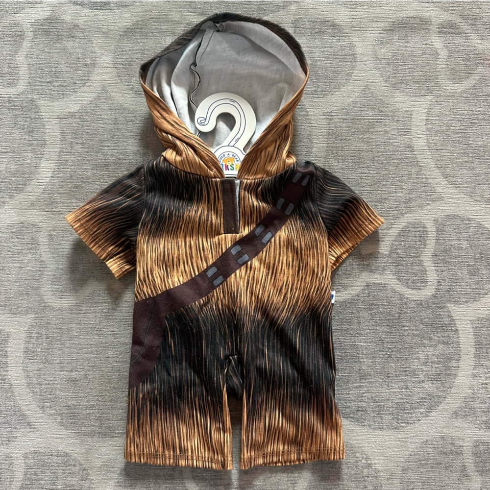 Build A Bear Chewbacca Star Wars Teddy Bear outfit